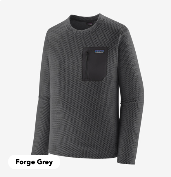 Patagonia Fleece L / Forge Grey Patagonia Men's R1® Air Fleece Crew