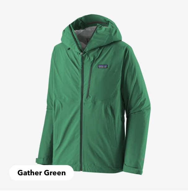 Patagonia Rain Jacket M / Gather Green Patagonia Men's Granite Crest Rain Jacket