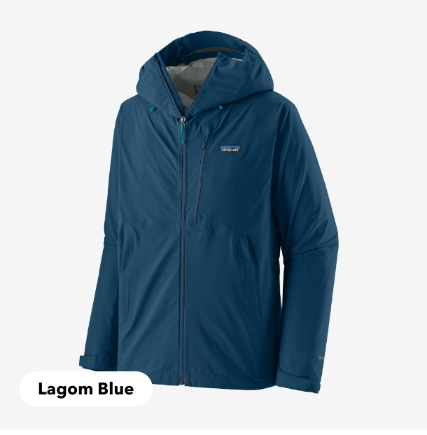 Patagonia Rain Jacket S / Lagom Blue Patagonia Men's Granite Crest Rain Jacket