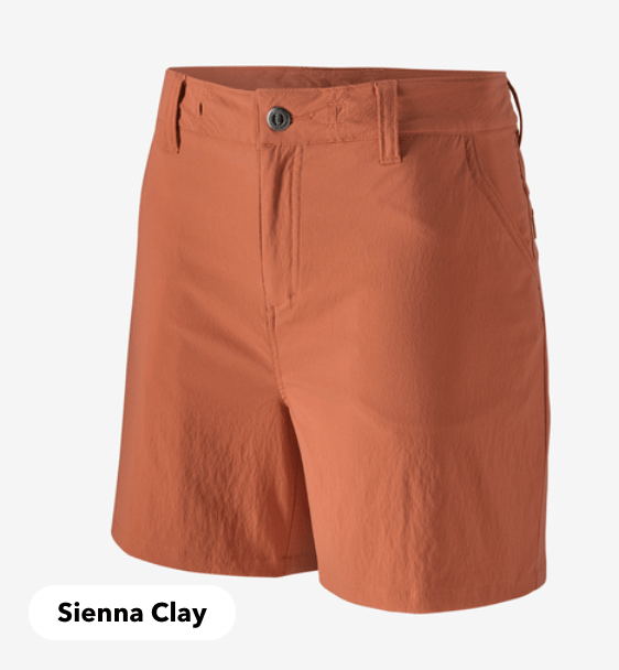 Patagonia Short 8 / Sienna Clay Patagonia Women's Quandary Shorts - 5"