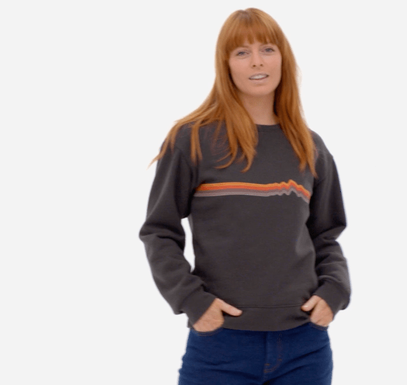 Patagonia Sweater Women's Ridge Rise Stripe Uprisal Crew Sweatshirt