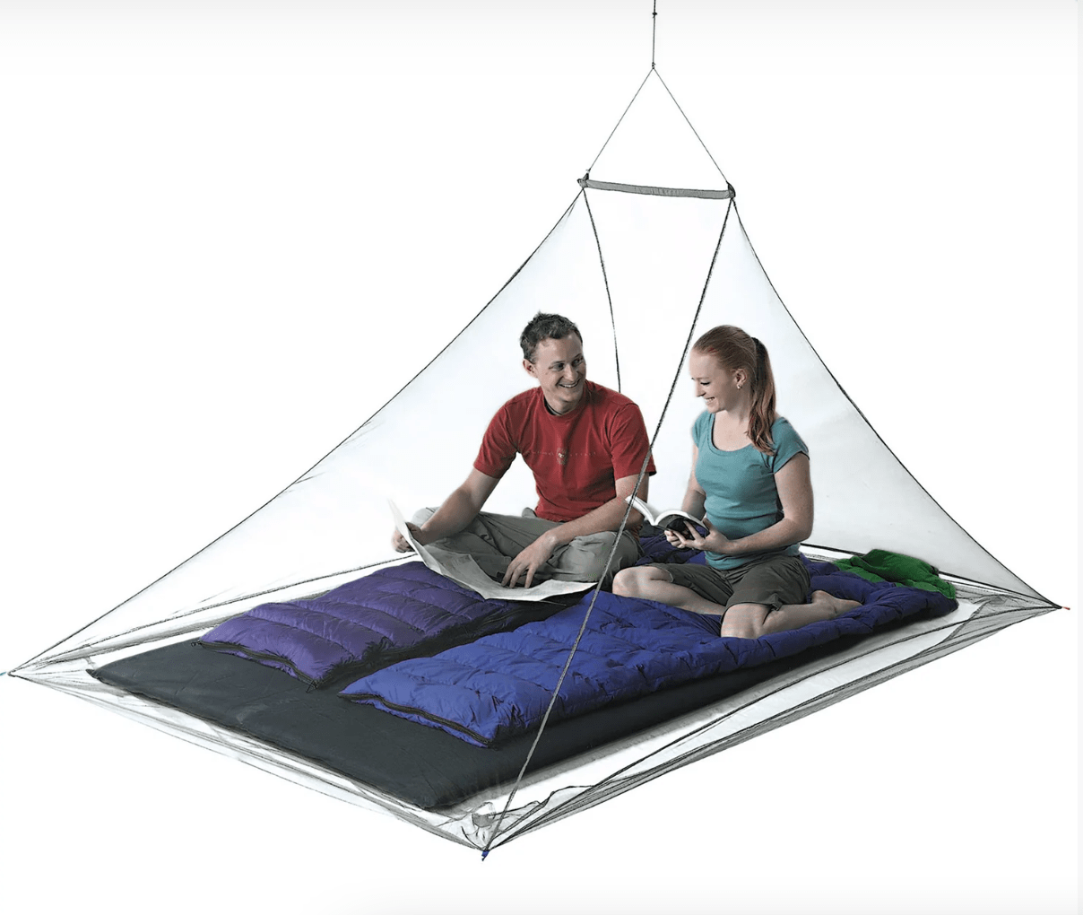 Seatosummit Mosquito Net Double (H - 130 x B - 170 x L - 240cm) Seatosummit Nano Mosquito Pyramid Net Shelter