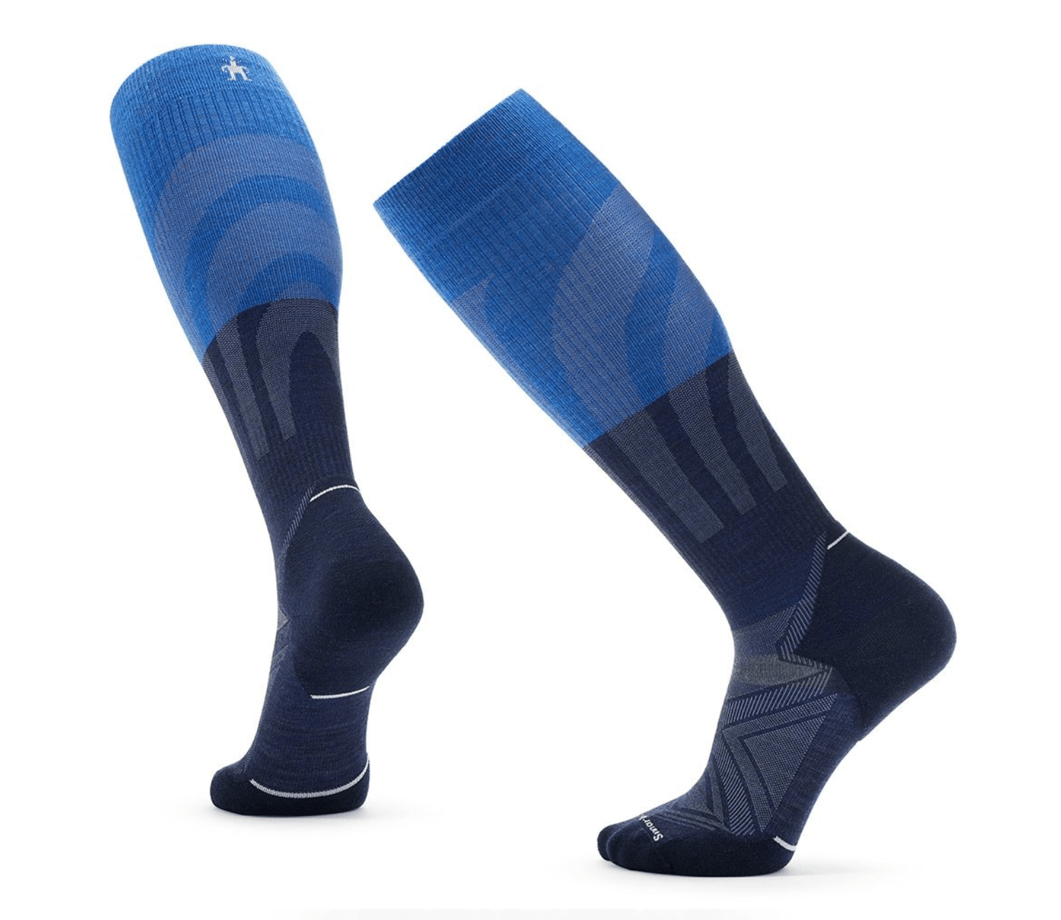 Smartwool Socks L (42-44 EU) / Navy Smartwool Run Targeted Cushion Compression OTC Socks