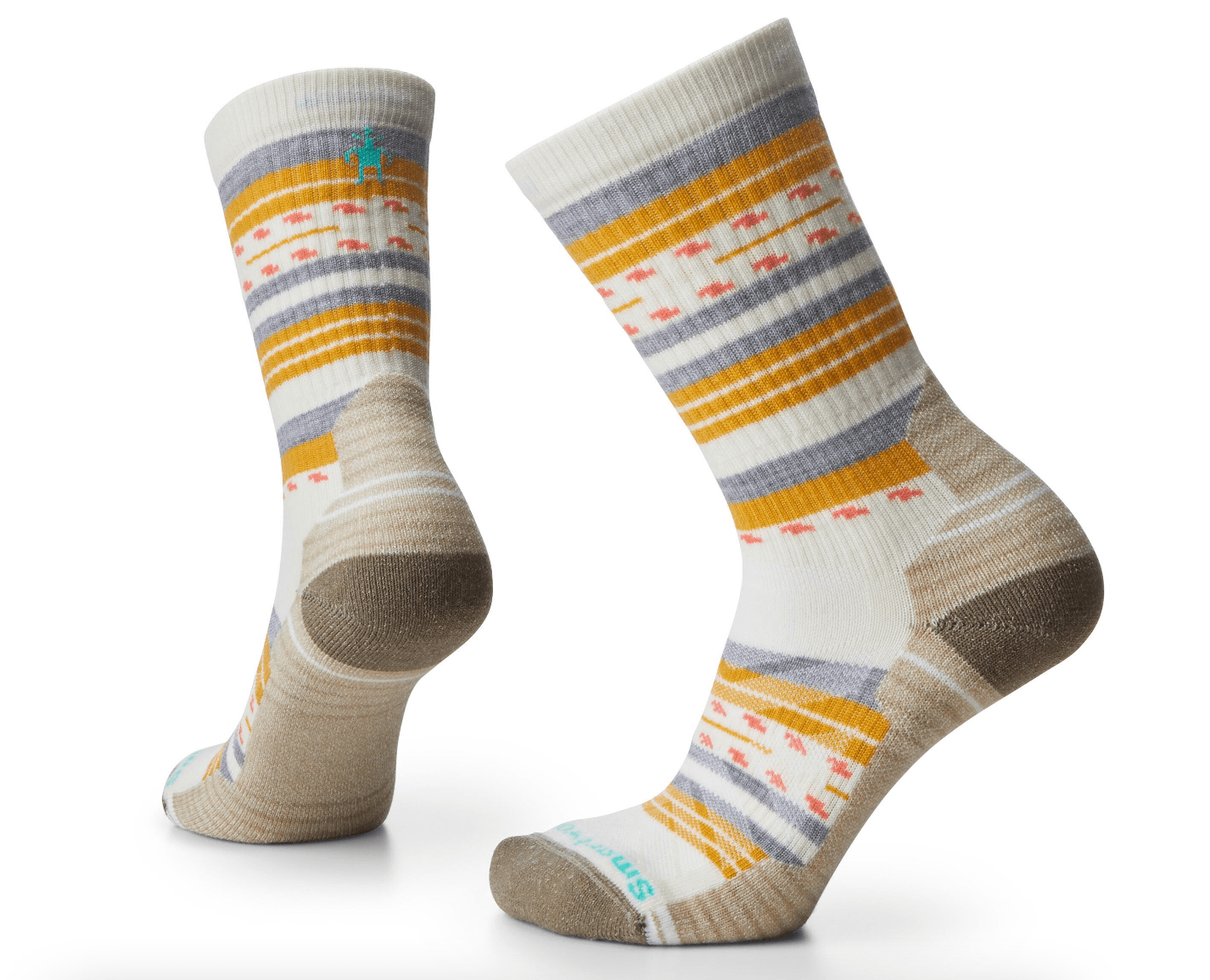 Smartwool Socks M (38-41 EU) / NATURAL Smartwool W's Hike Light Cushion Margarita Crew Socks