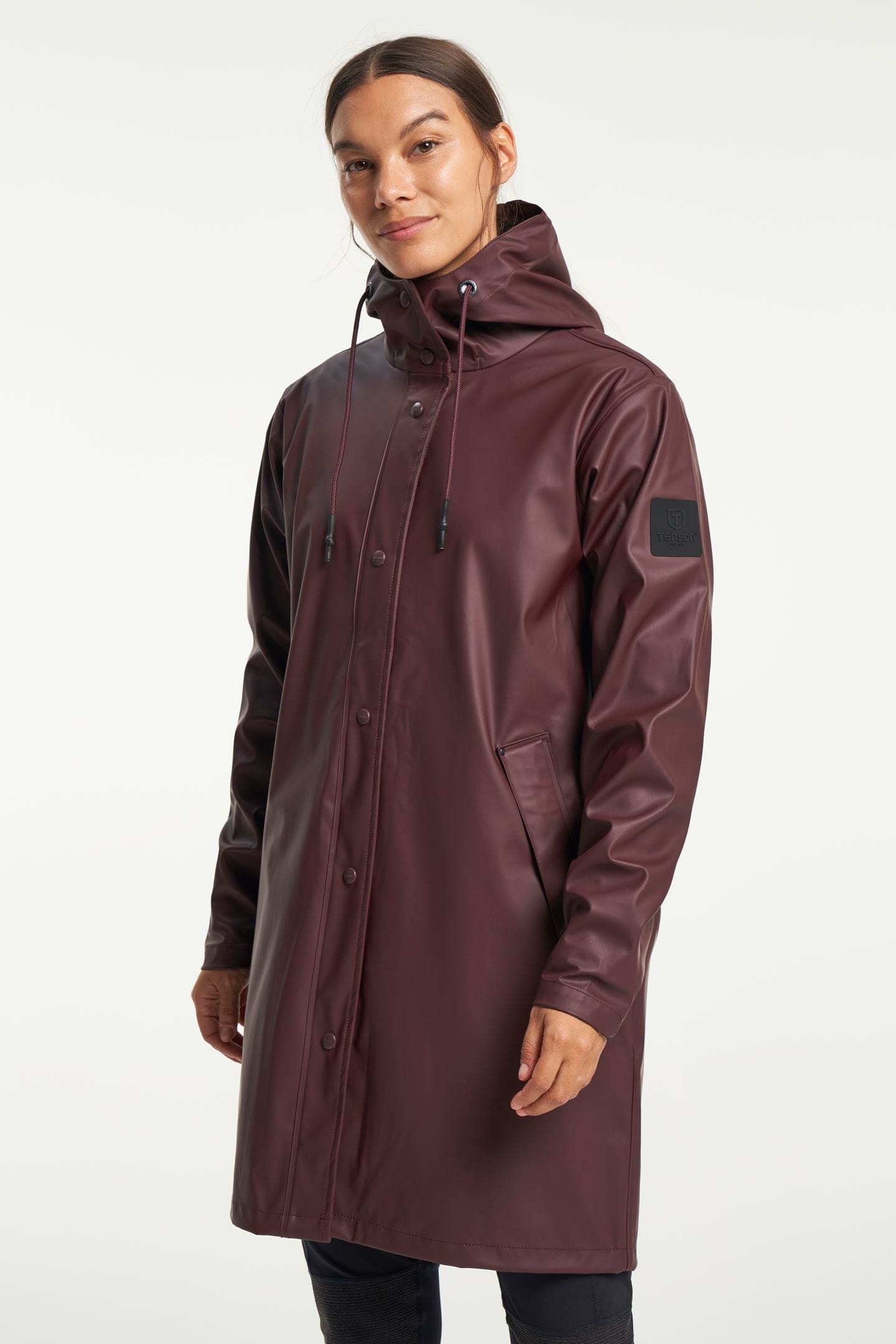 Tenson Rain Jacket M / Aubergine Tenson Apelviken PU Coat