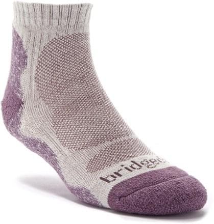 Bridgedale Socks L (EU 41-43) / Natural/Aubergine Bridgedale Bamboo LO W's