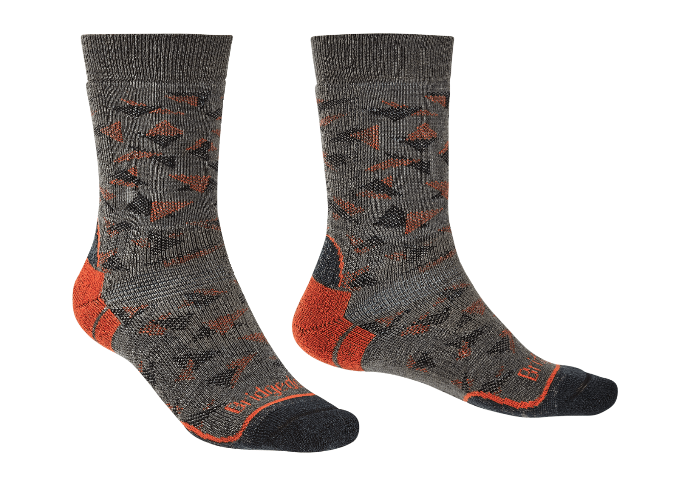 Bridgedale Socks M (40-43 EU) / BROWN/ORANGE Bridgedale Hike Midweight Socks M's