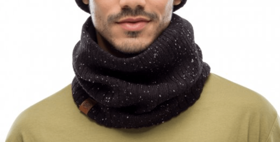 Buff Buff Buff Knitted & Polar Neckwarmer Kort Black