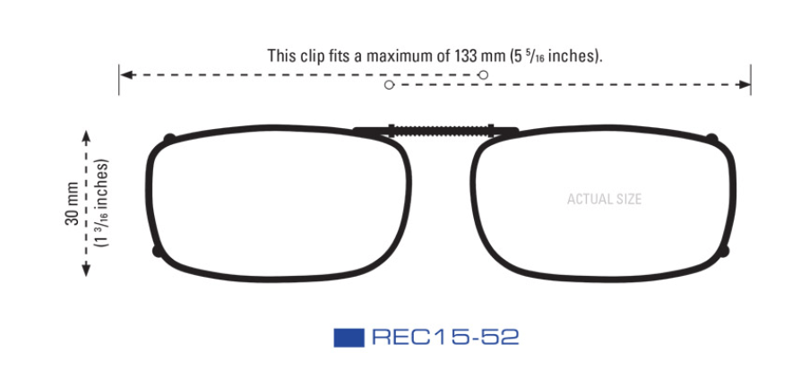 Cocoons Clip-On Cocoons Clip-Ons REC15-52 Gunmetal Polarized Gray