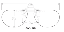 Cocoons Sunglasses Cocoons Flip-Ups Rectangle 54 Polarized Amber