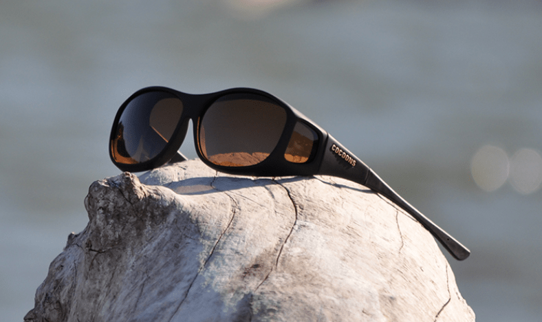 Cocoon snap top on sunglasses