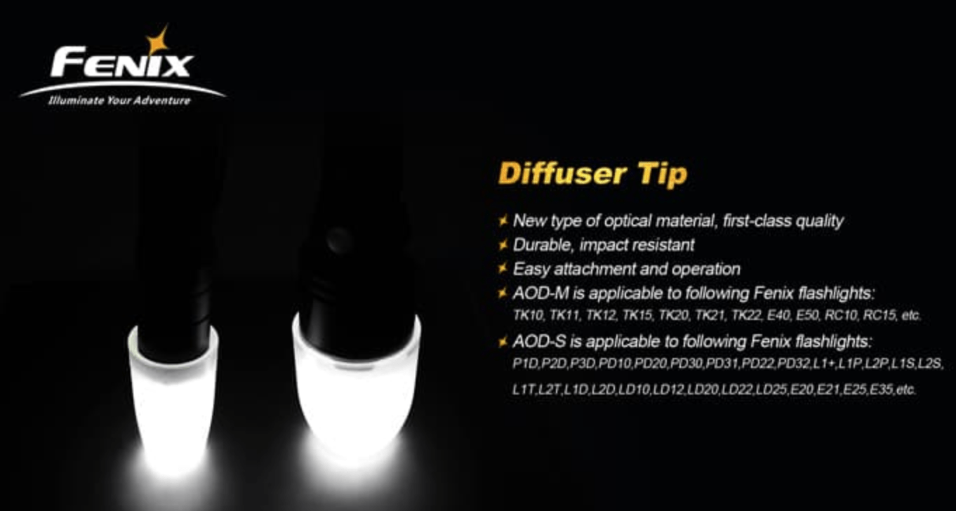 Fenix Accessories Fenix AOD-S&M DIFFUSERS