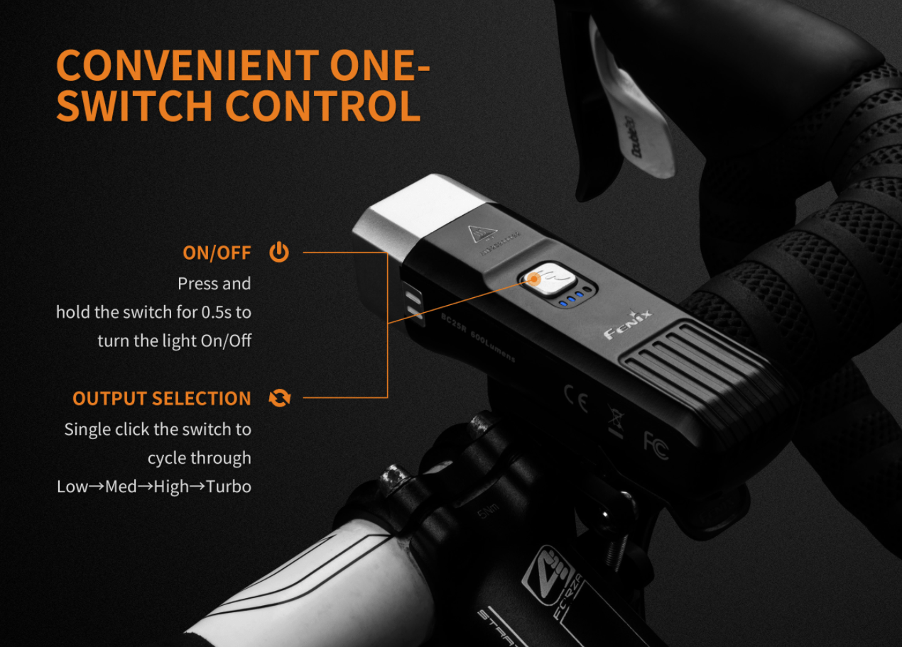 Fenix Light & Lamps Fenix BC25R Bicycle Light