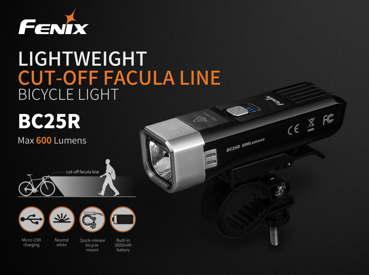 Fenix Light & Lamps Fenix BC25R Bicycle Light