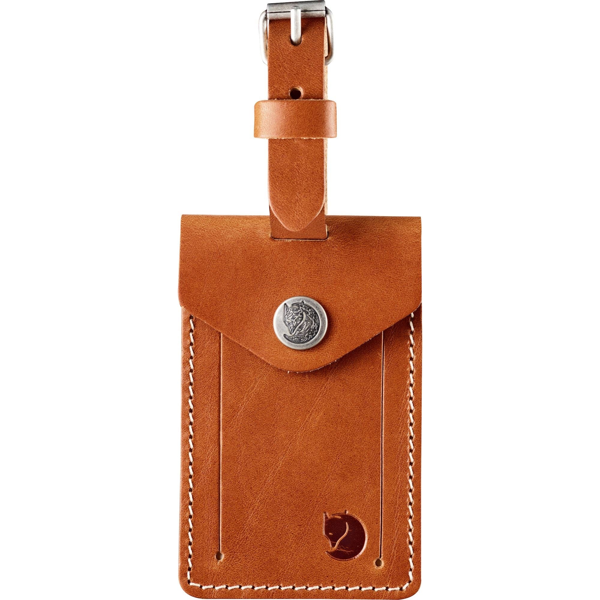 Fjällräven Accessories Leather Cognac Fjällräven Leather Luggage Tag