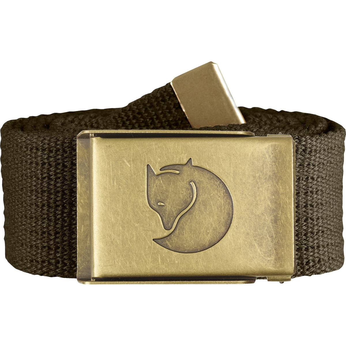 Fjällräven Belt Dark Olive Fjällräven Canvas Belt 4 cm