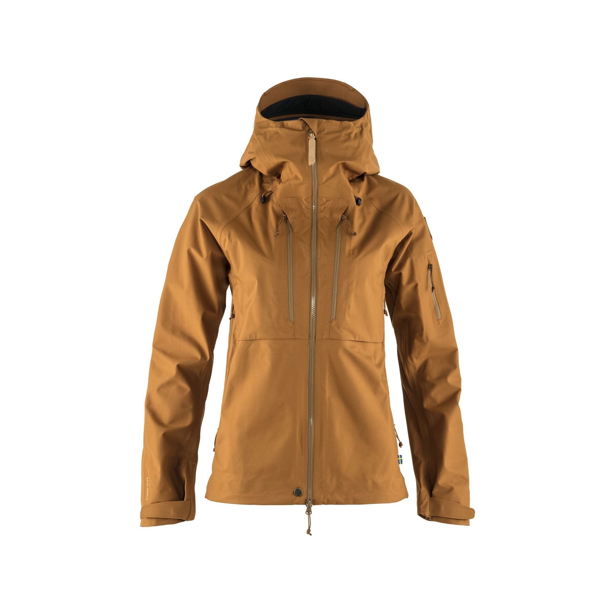 Fjällräven Jacket L / Chestnut Fjällräven Keb Eco-Shell Jacket W's