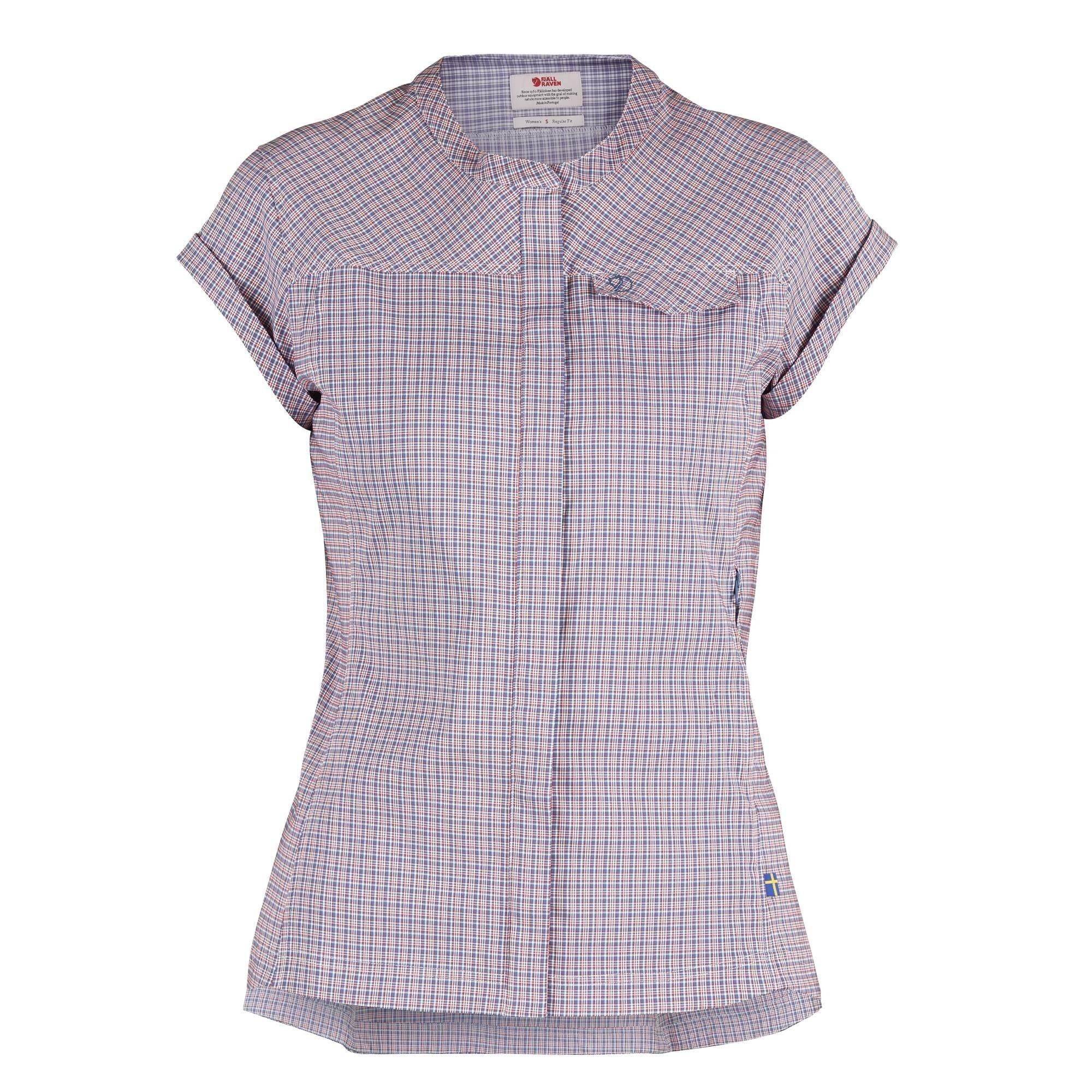 Fjällräven Shirt XL / Blue Ridge Fjällräven Abisko Stretch Shirt Capsleeve Women