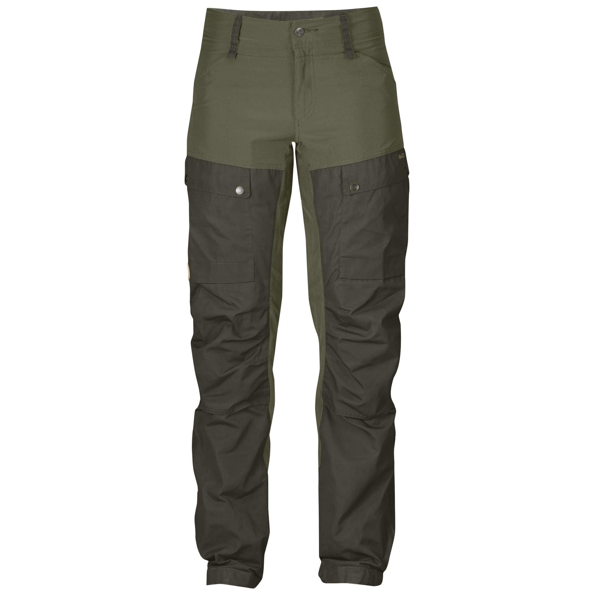 Fjällräven Trousers 40 EU / Deep Forest-Laurel Green - Short Fjällräven Keb Curved Trousers W's