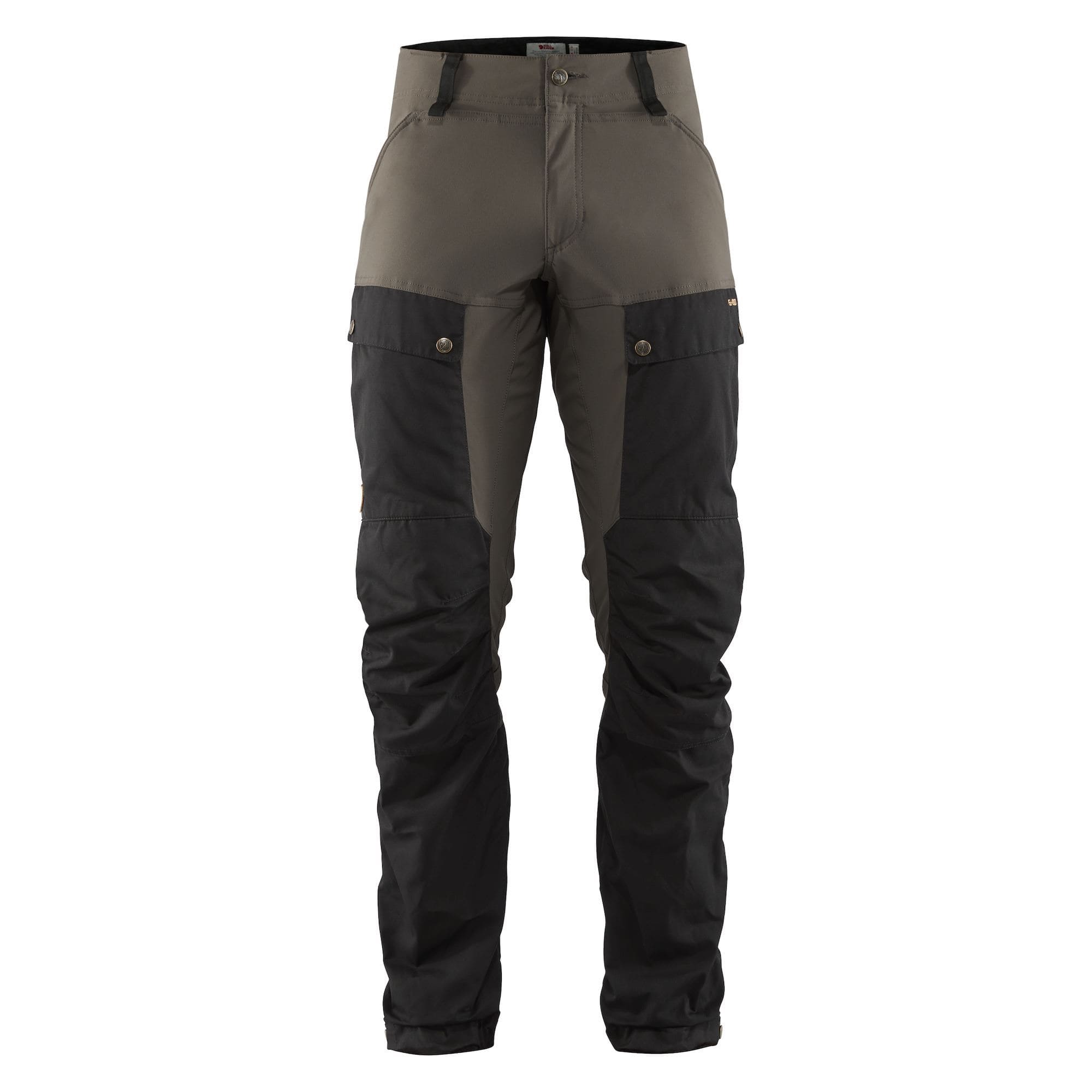 Fjällräven Trousers 52 EU / Black/Stone Grey Fjällräven Keb Trousers Long Fit M's