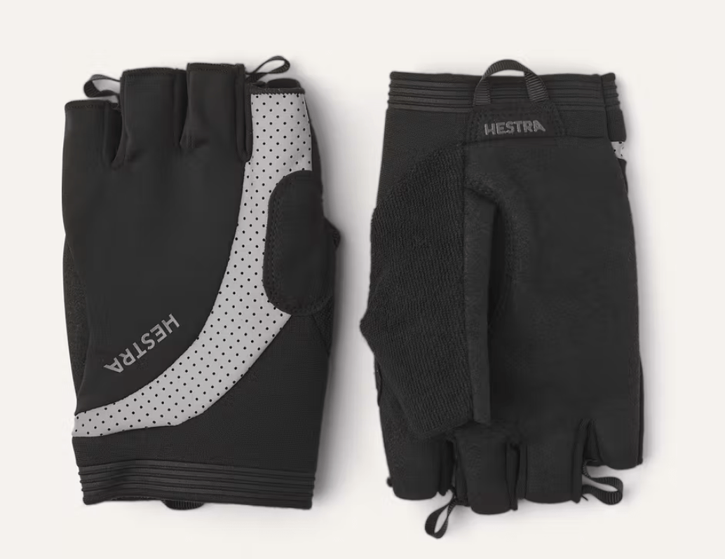 Hestra Gloves 7 / Black Hestra Apex Reflective Short 5-finger