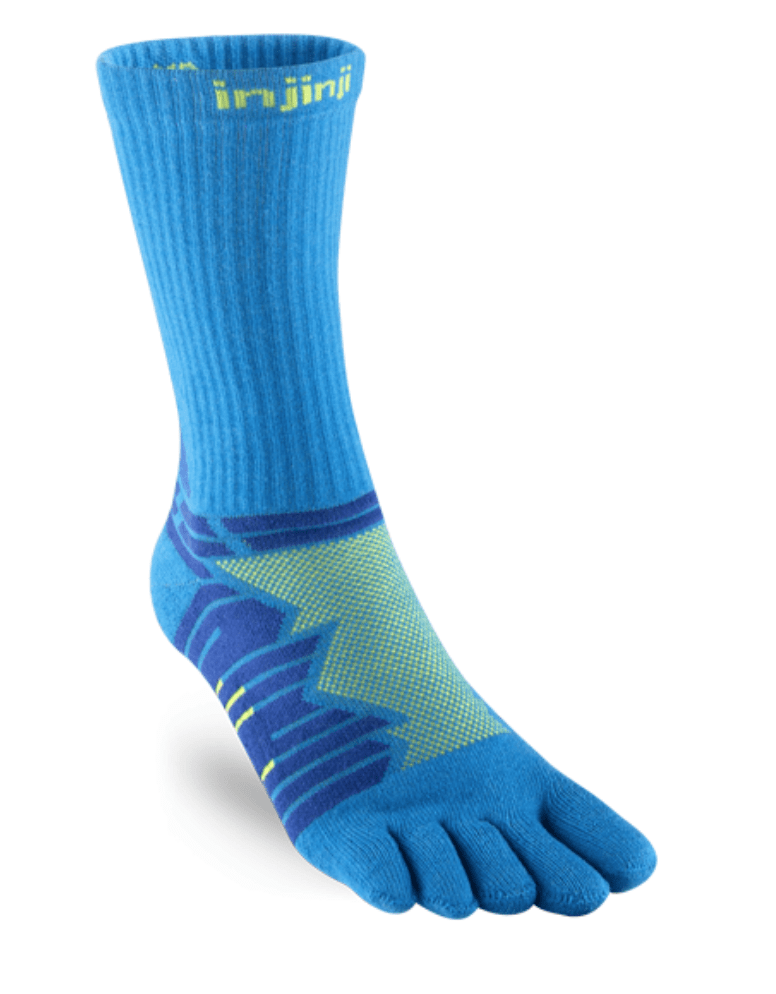 injinji Socks M (40.5-44 EU) / Lime injinji Ultra Run Crew