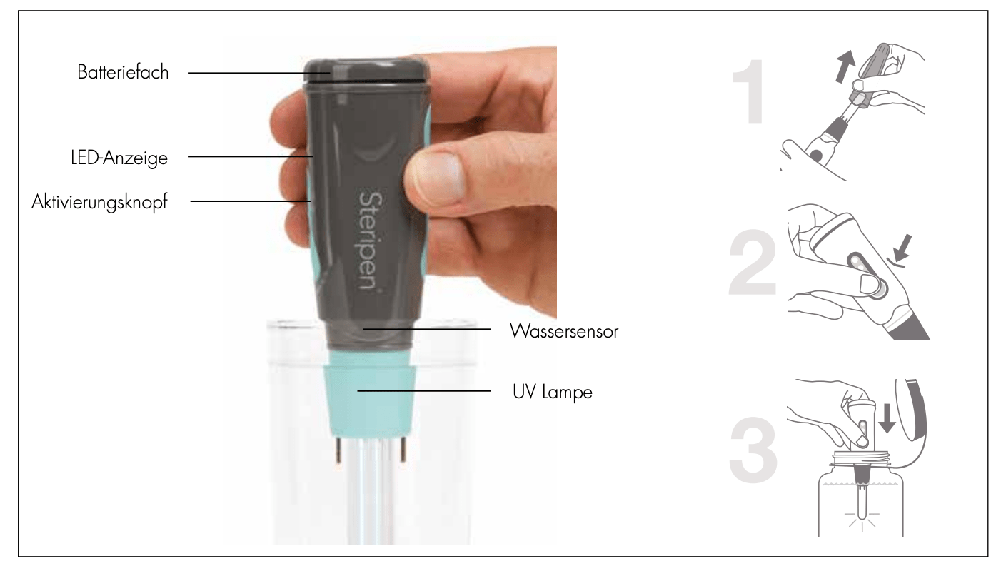 Katadyn Water Filtration Katadyn Steripen Aqua UV Water Purifier