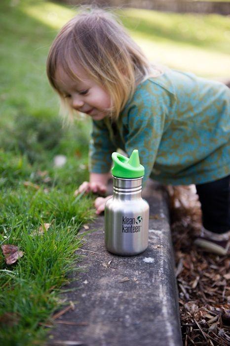 Klean Kanteen Bottles & Flasks 355 ML / Sport Cap / Brushed Stainless Klean Kanteen Sippy Bottle 12oz