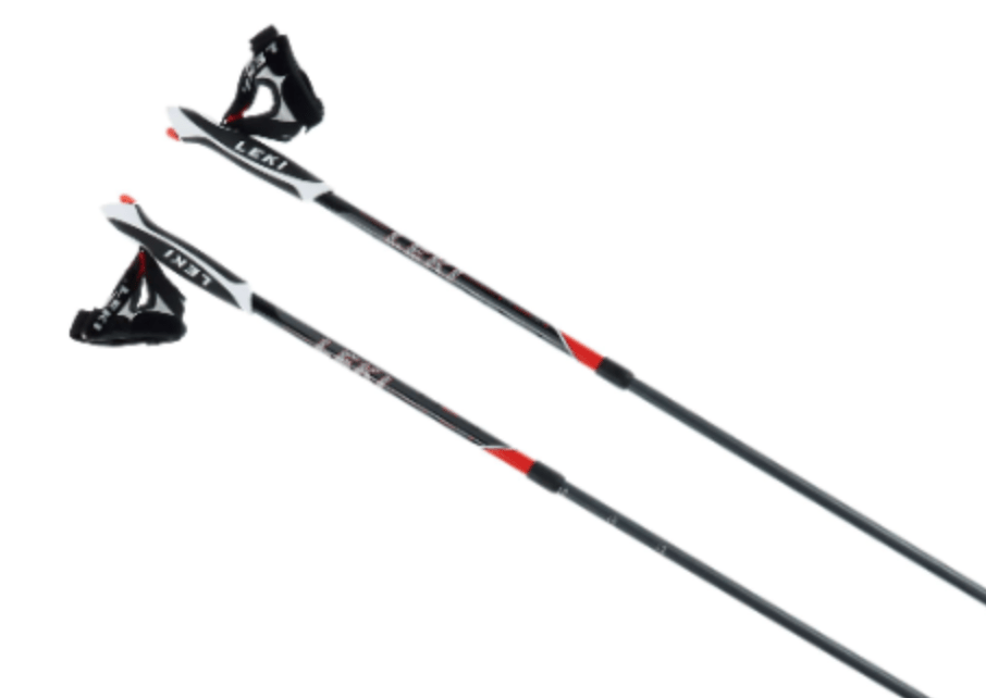 Leki Poles Black/Red Leki Spin Nordic Walking Poles