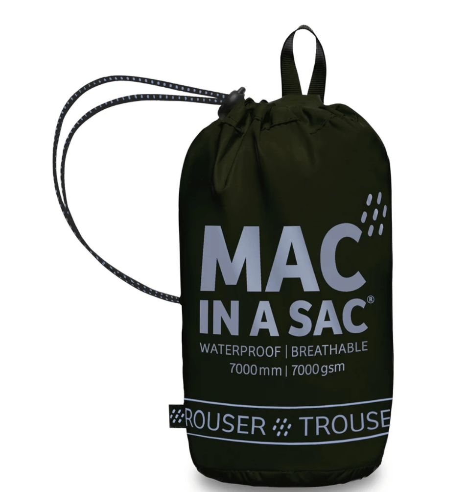 Mac in a Sac Trousers XL / Black Mac In A Sac Origin Waterproof Packaway Overtrousers