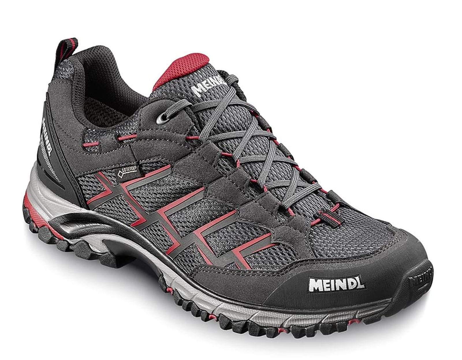 Meindl Shoes 9 UK (43 EU) / Anthracite / Red Meindl Caribe GTX M's