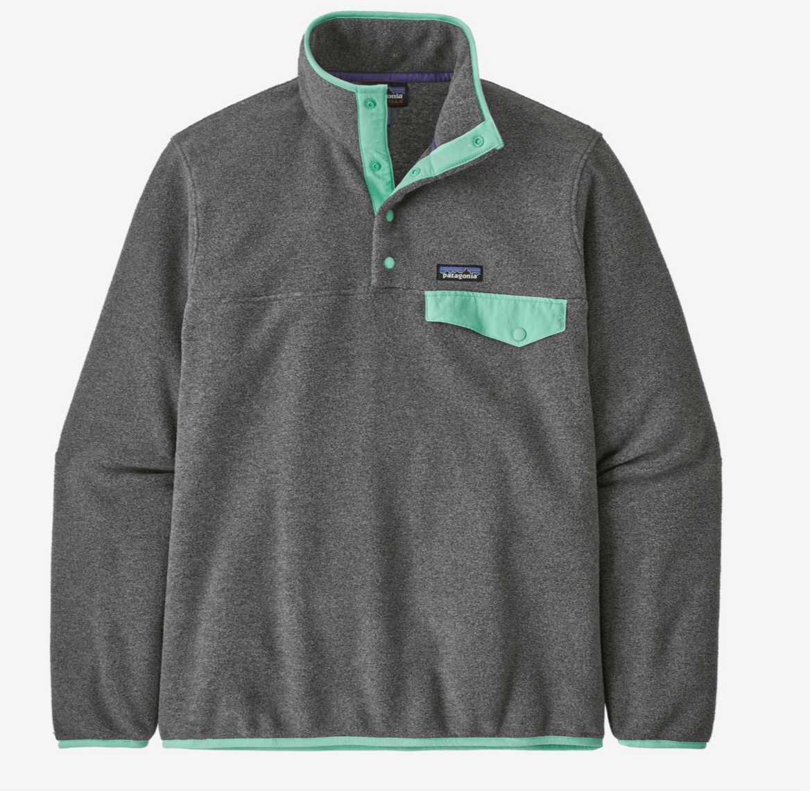 Patagonia Fleece S / Nickel W/Early Teal Patagonia LW Synchilla® Snap-T® Fleece