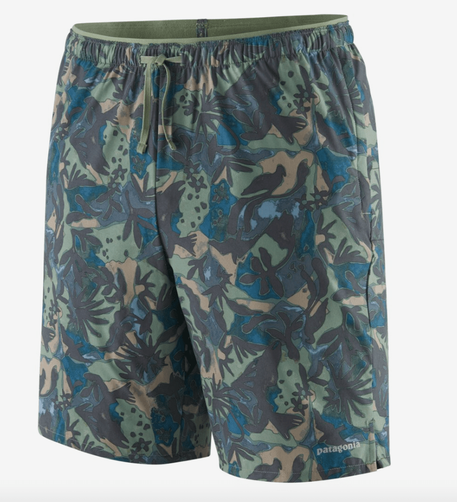 Patagonia Short S / Lands and Waters: Sedge Green Patagonia Multi Trails Shorts - 8"