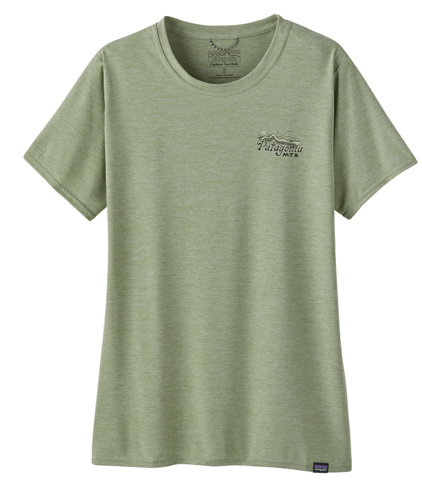 Patagonia T-Shirt M / Salvia Green X-Dye Patagonia Capilene Cool Daily Graphic Shirt Lands