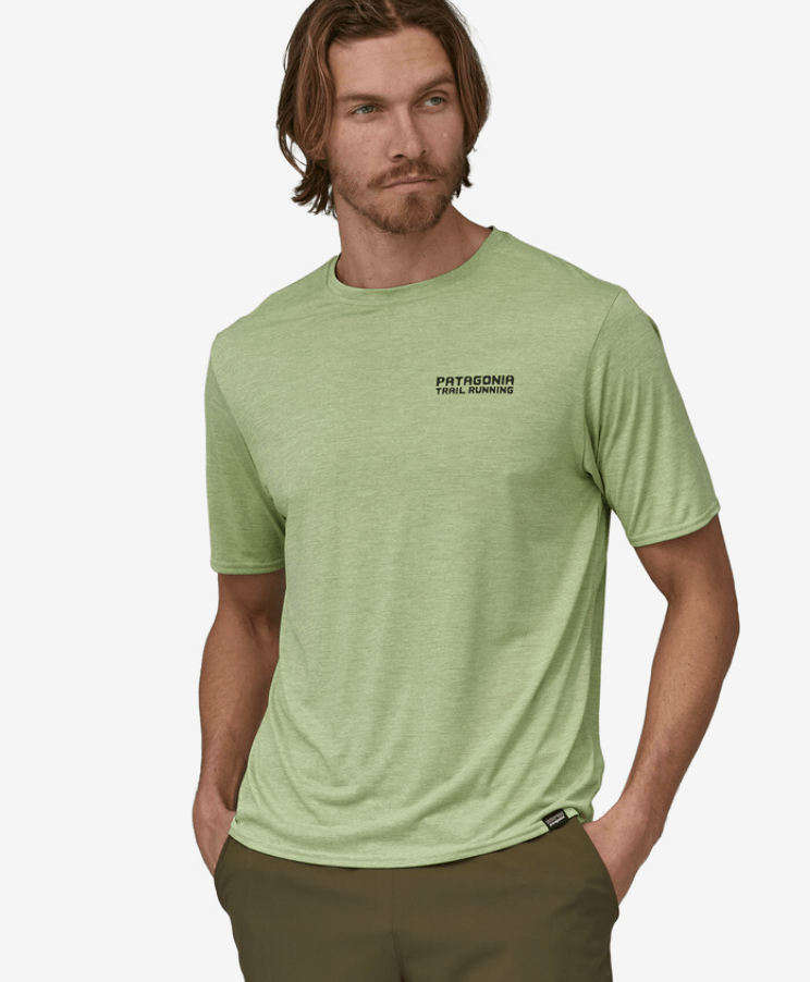 Patagonia green sales t shirt
