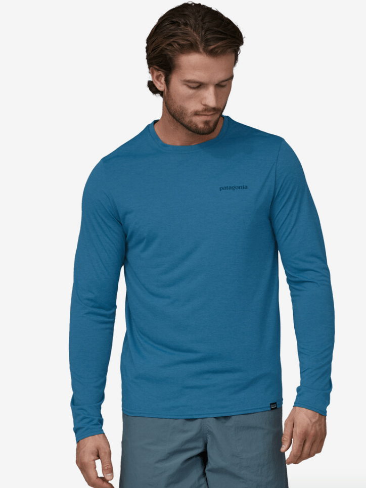 Patagonia T-Shirt Patagonia LS Capilene® Cool Daily Graphic Shirt - Waters