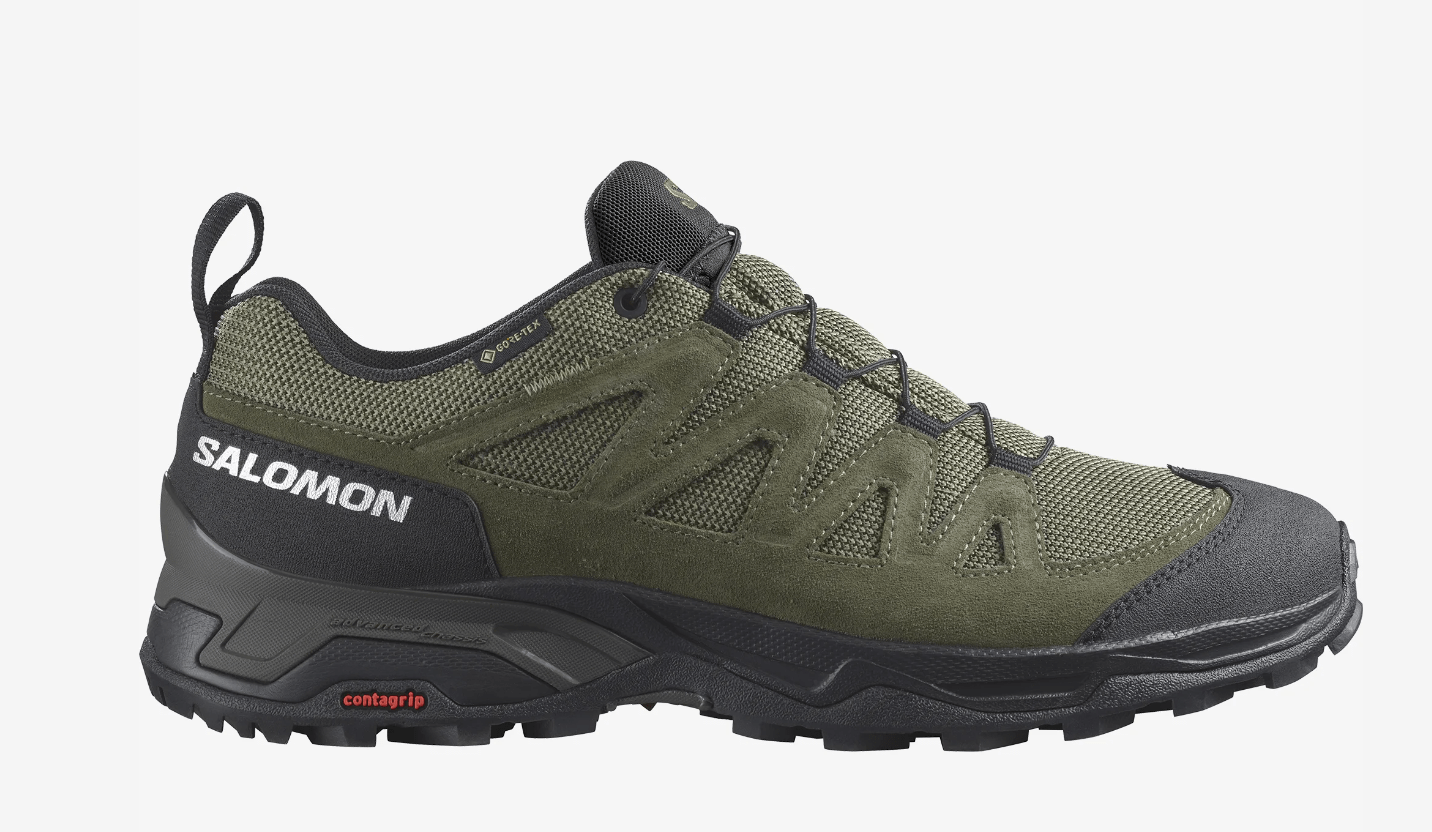 Salomon Shoes 8.5 UK / Deep Lichen Green / Black / Olive Night Salomon X Ward Leather GTX M's