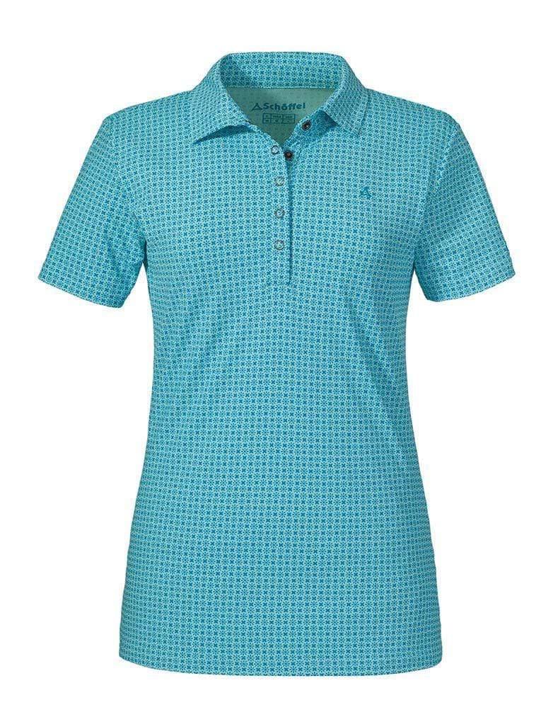 Schöffel Polo 42 / Blue Schöffel Polo shirt Altenberg1