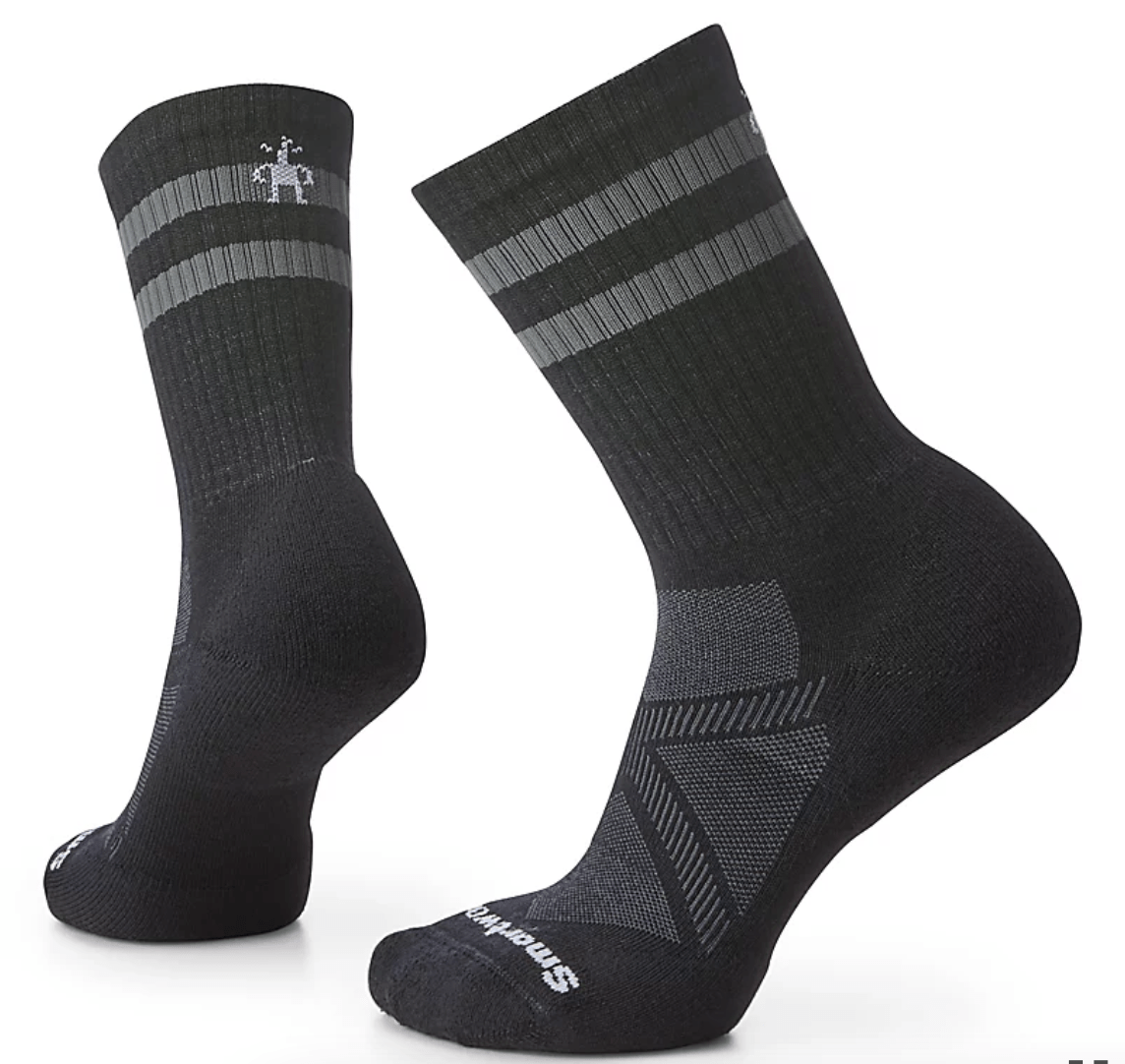 Smartwool Socks 38-41 EU / Black Smartwool Athletic Stripe Targeted Cushion Crew Socks