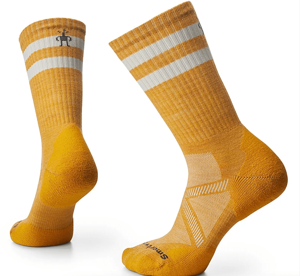 Smartwool Socks 38-41 EU / Honey Gold Smartwool Athletic Stripe Targeted Cushion Crew Socks