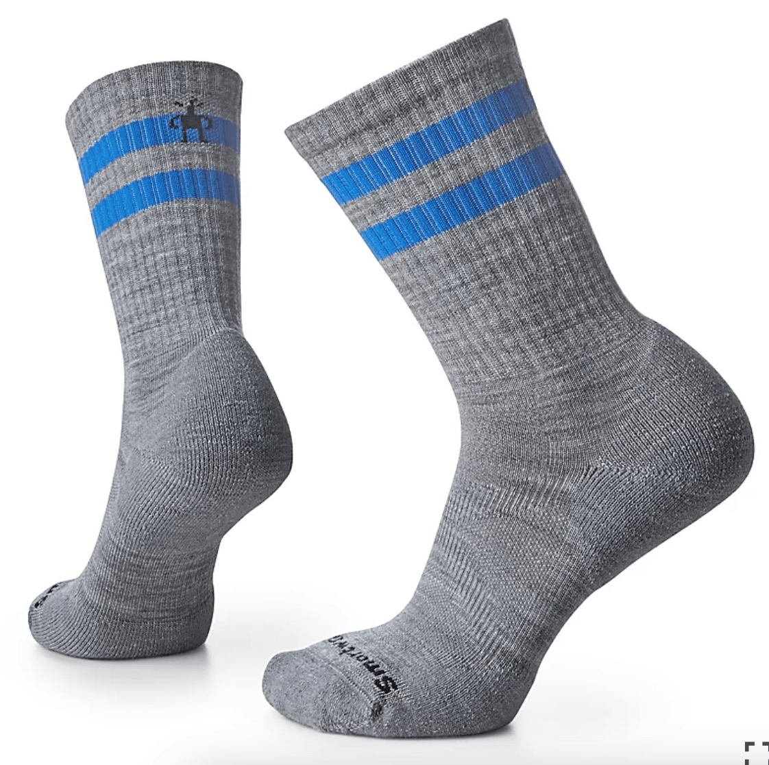 Smartwool Socks 38-41 EU / Light Gray Smartwool Athletic Stripe Targeted Cushion Crew Socks