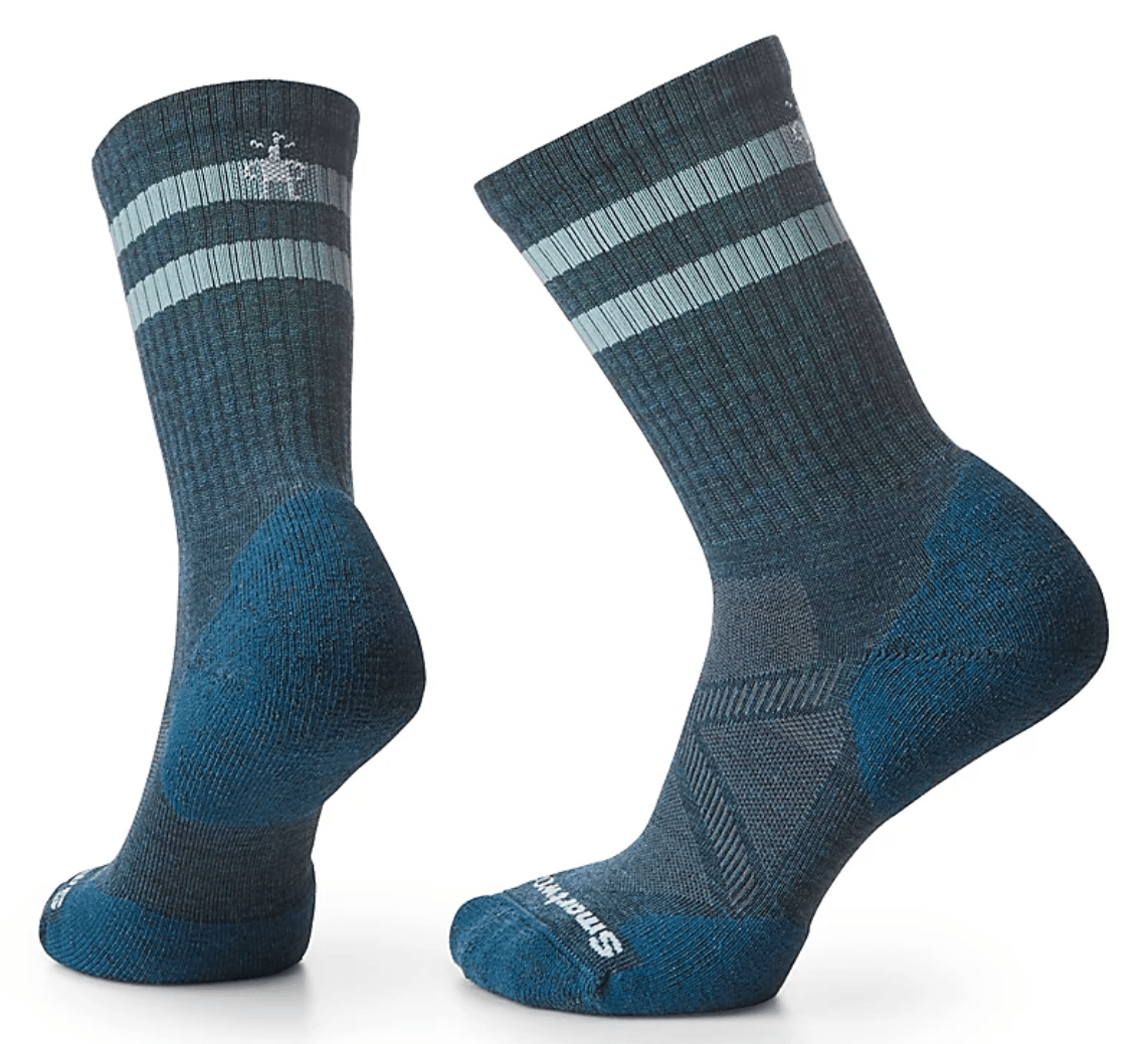 Smartwool Socks 38-41 EU / Twilight Blue Smartwool Athletic Stripe Targeted Cushion Crew Socks