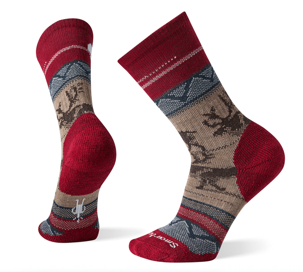 Smartwool Socks L (42/44 EU) / Tibetan Red Smartwool Reindeer Crew Socks