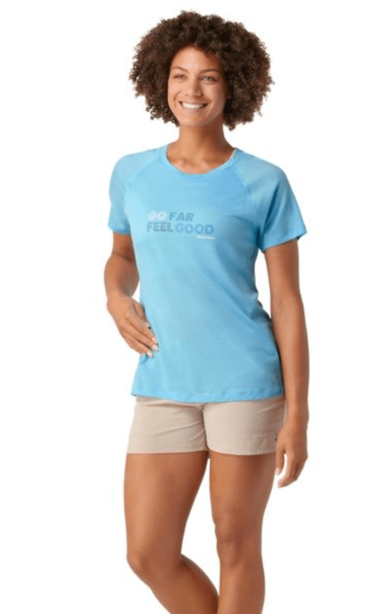 Smartwool T-Shirt Smartwool Women's Active Ultralite Go Far, Feel Good® Graphic Short Sleeve Tee