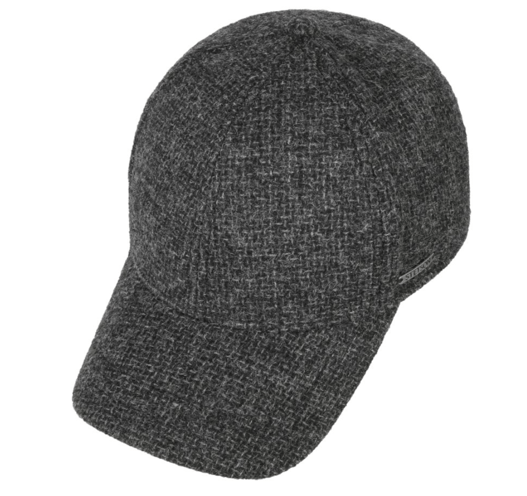 Stetson Cap M / Anthracite Stetson Baseball Vilson Wool Ear Flaps Cap