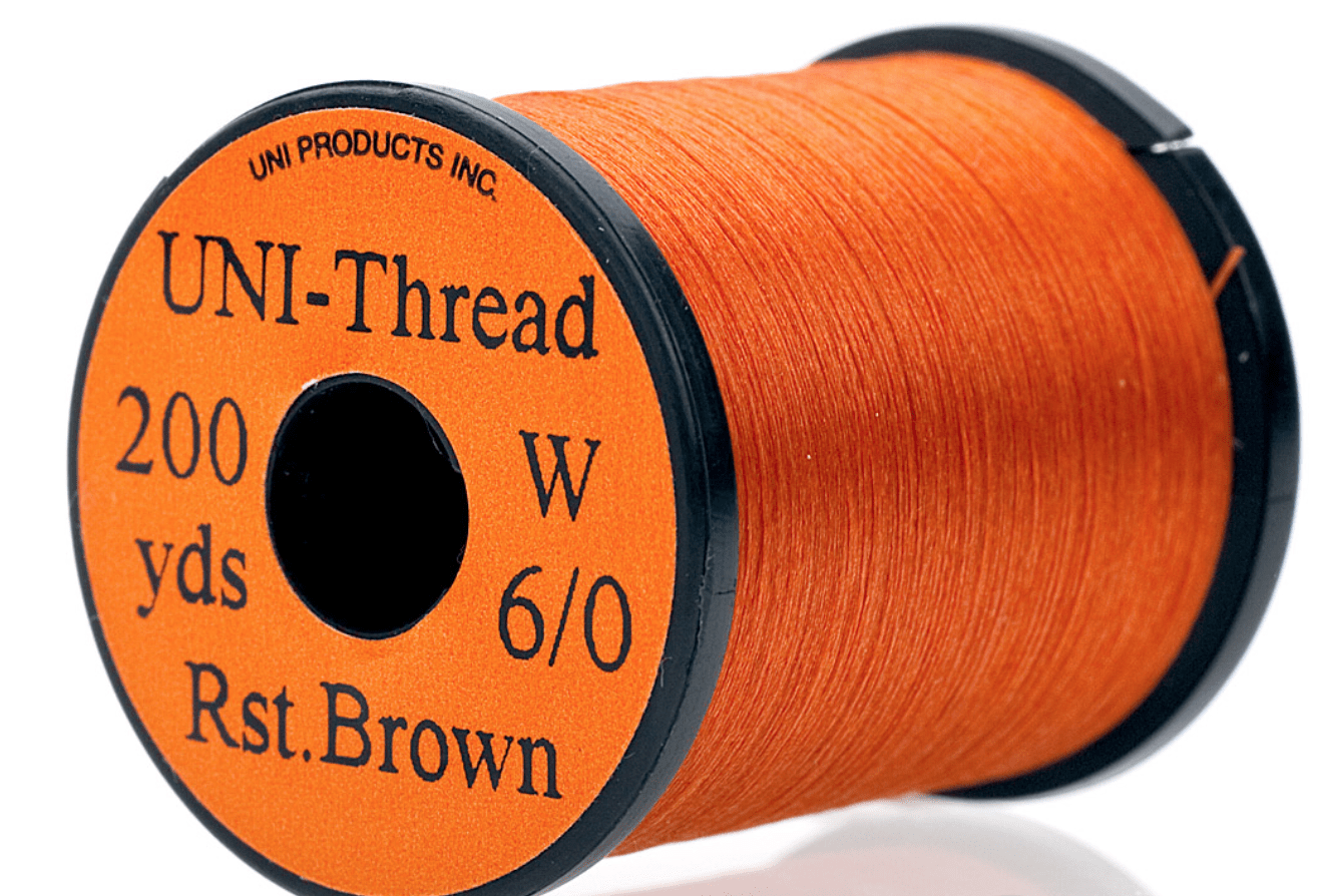UNI Tinsel Rst. Brown Uni Thread 6/0 Waxed