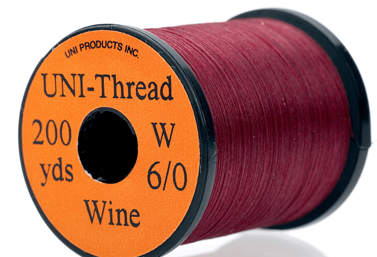 UNI Tinsel Wine Uni Thread 6/0 Waxed