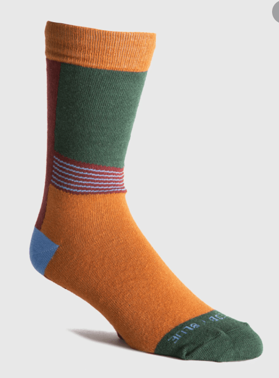 United By Blue Socks Small / Rust United By Blue Printed SoftHemp™ Sock Unisex