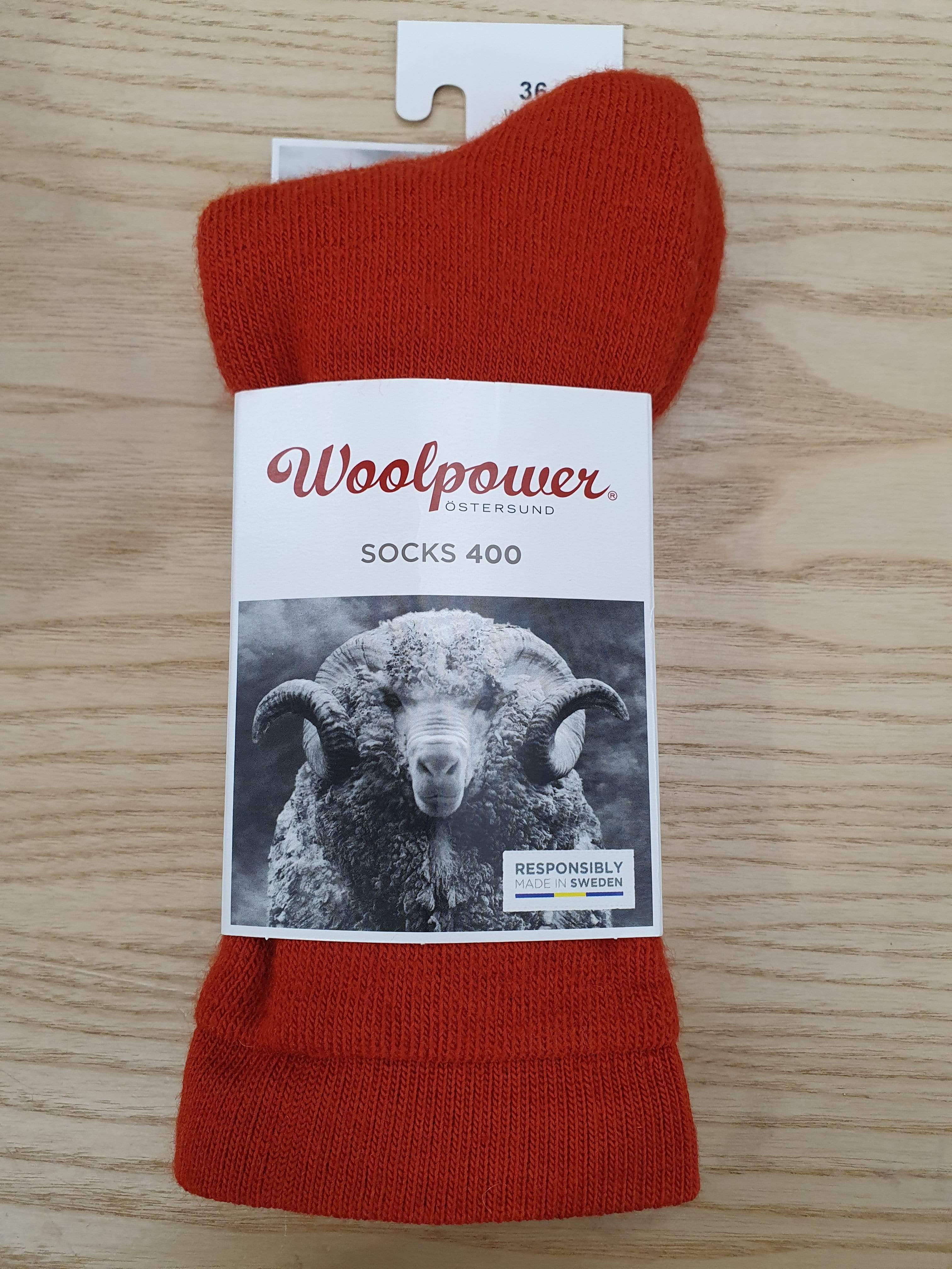 Woolpower Socks 36-39 EU / Autumn Red Woolpower Classic 400g Socks Autumn Red
