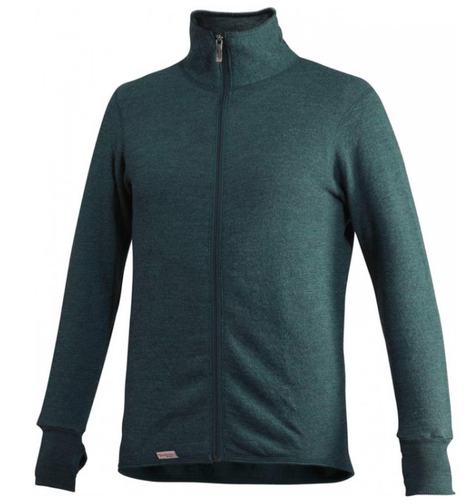 Woolpower Sweater M / Forest Green Woolpower Full Zip Jacket 400 ( Loops)